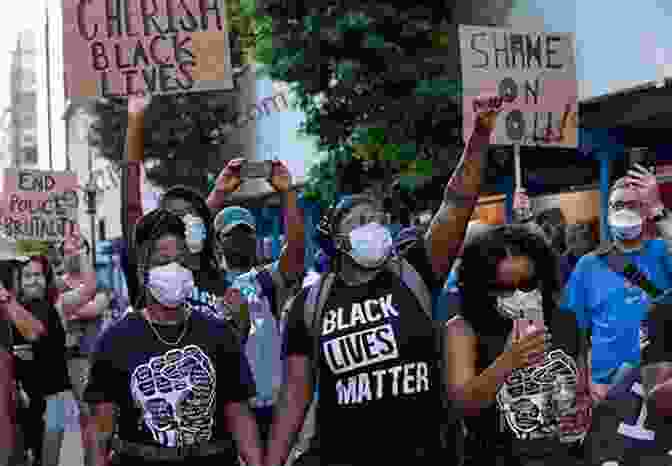 A Group Of Black Lives Matter Protesters Holding Signs Cracking The Wire During Black Lives Matter