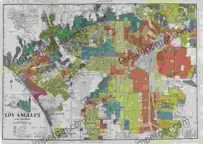 A Historical Map Of Los Angeles, Showing Segregated Neighborhoods By Race Inland Shift: Race Space And Capital In Southern California