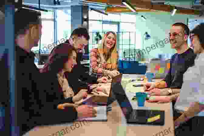 A Person Smiling And Working In A Bright Office, Surrounded By Supportive Colleagues. The Image Conveys A Sense Of Success, Happiness, And Productivity, Highlighting The Benefits Of Managing Emotions And Breaking The Cycle Of Overthinking For Professional Triumph. Trust Yourself: Stop Overthinking And Channel Your Emotions For Success At Work