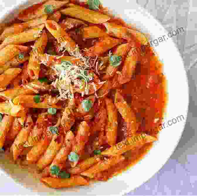 A Photo Of A Steaming Bowl Of Pasta With A Rich Tomato Sauce And Basil The Mediterranean Diet Recipe Gracie S Guide To Healthy Meals (Gracie S Italian Living 3)