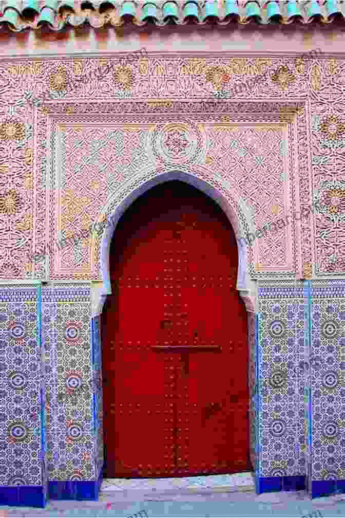 A Photograph Of A Colorful Door In The Bustling Streets Of Marrakech, Morocco. Doors: An Artbook Richard Neer