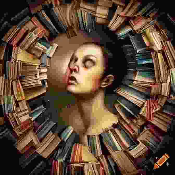 An Individual Pondering A Philosophical Question, Surrounded By A Backdrop Of Books And Philosophical Symbols. The Joy Of Philosophy: Thinking Thin Versus The Passionate Life