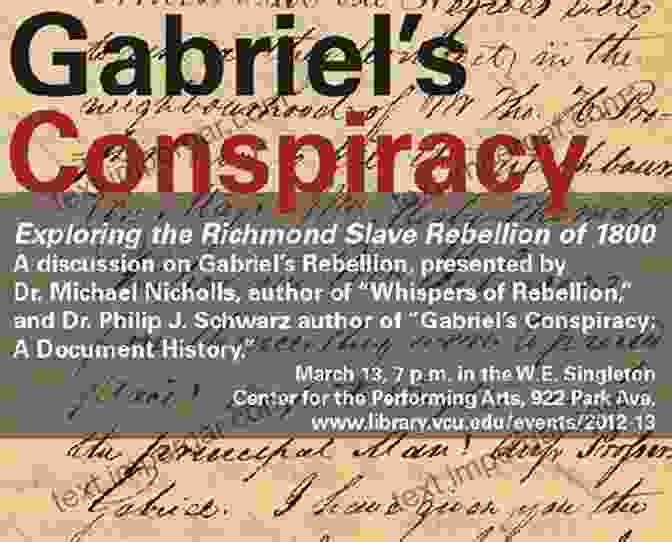 Book Cover Of 'Narrating Gabriel Conspiracy' Featuring A Portrait Of Gabriel Prosser And A Map Of Richmond, Virginia In 1800 Whispers Of Rebellion: Narrating Gabriel S Conspiracy (Carter G Woodson Institute Series)