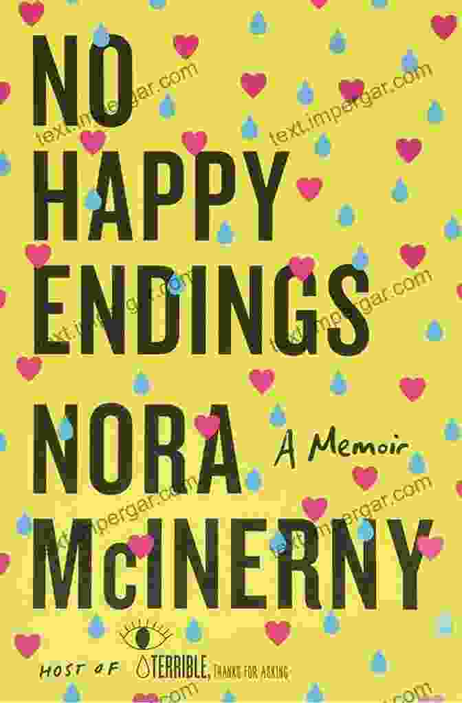 Book Cover Of No Happy Endings Memoir With A Woman Holding A Broken Heart No Happy Endings: A Memoir