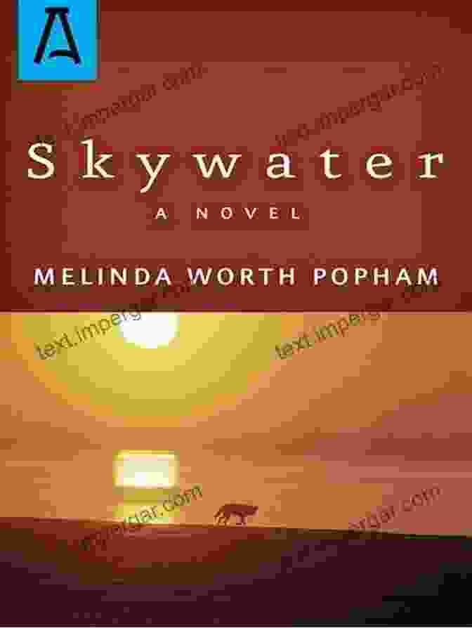 Book Cover Of Skywater By Melinda Worth Popham Featuring A Young Woman Standing In A Desolate Landscape, Her Back To The Viewer, Looking Up At A Stormy Sky. Skywater Melinda Worth Popham