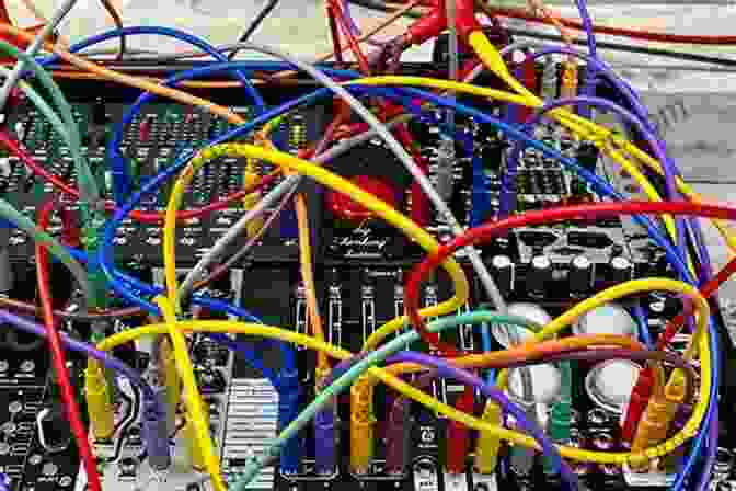 Intricate Network Of Patch Cables Connecting Different Modules Of A Modular Synthesizer, Emphasizing The Flexibility And Customization Options Make: Analog Synthesizers: Make Electronic Sounds The Synth DIY Way