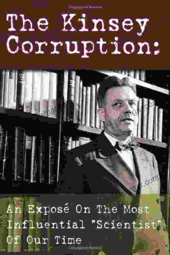 The Kinsey Corruption Book Cover, Featuring A Haunting Image Of Kinsey's Silhouette Against A Red Background The Kinsey Corruption Mark Twain