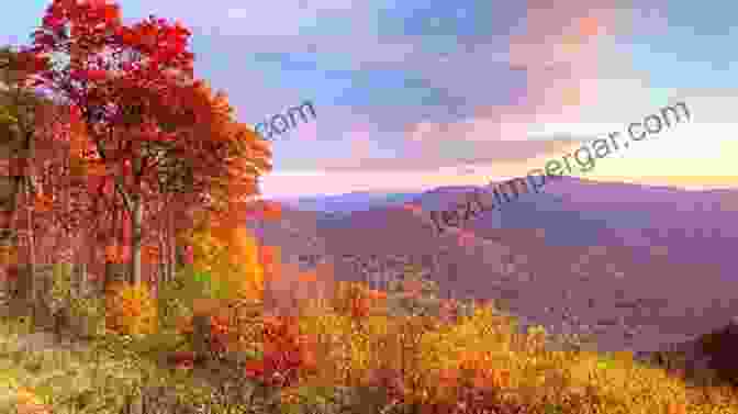 Vibrant Hues Of Autumn Foliage Against A Backdrop Of Majestic Mountains Butterfly People: An American Encounter With The Beauty Of The World